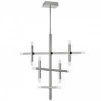 Dainolite Acasia Chandelier 42w Polished Chrome Frosted Acrylic Diffuser Lamp
