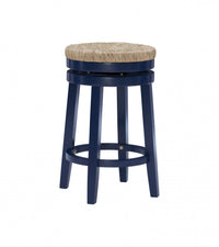 Morgan Counter-Height Stool - Navy Blue