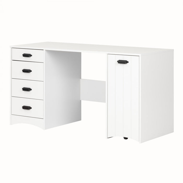 Artwork Sewing Craft Table And Storage - Pure White 