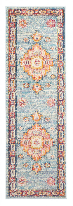 Lotus Blue Rug 2'8\" x 8'2\"  