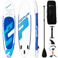 Goplus 11ft Inflatable Stand Up Paddle Board 6'' Thick W/backpack Leash Aluminum Paddle