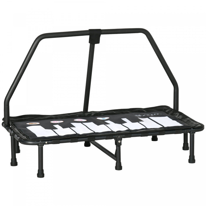 Soozier Kids Trampoline With Music Function Steel Frame Indoor Bouncer Rebounder Age 3 To 8 Years Ol
