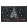 Rubber Single Tree Merry Christmas Floormat