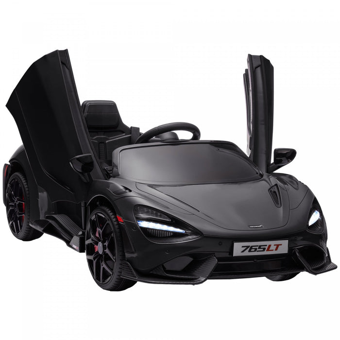 Qaba Mclaren 765lt Licensed 12v Powered Ride-On Car, Battery Powered Kids Electric Car With Scissor 