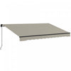 Outsunny 13' X 10' Patio Retractable Awning Sunshade Shelter, Light Grey