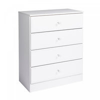 Astrid Kids 4-Drawer Dresser - White