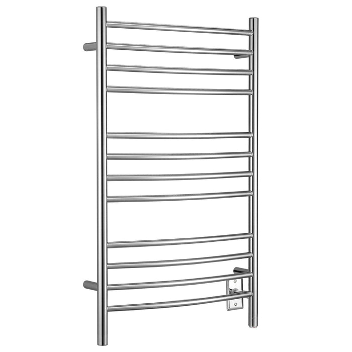 Ancona Lustra Dual 12 Curved-Bar Hardwired and Plug-In Towel Warmer - AN-5342 