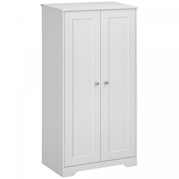 HOMCOM Kitchen Storage Cabinet, Freestanding Pantry Cabinet, White