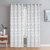 Coventry Blackout Thermal Grommet Pair of Silver Curtain Panels - 54x84