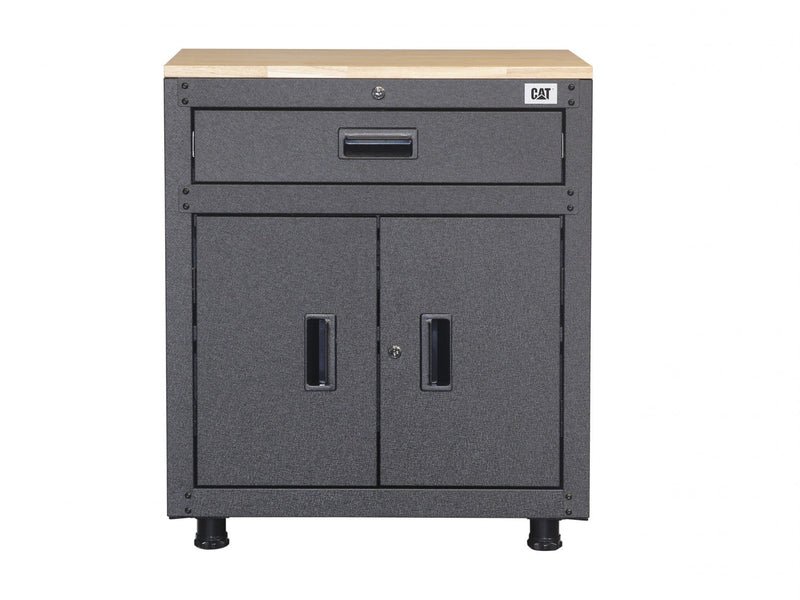 CAT® Ready To Assemble Garage Storage 28\" 1-Drawer, 2-Door Base Cabinet 