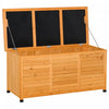 Outsunny 75 Gallon Wooden Storage Box Patio Deck Box Bench, Garden Backyard Outdoor Storage Containe