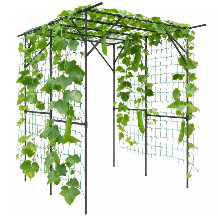 Outsunny 6.4FT Tall Garden Arch Trellis, Plant Support Trellis Archway