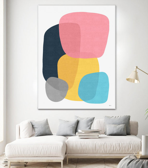 \"Abstract Vii\" Giant Art 72x54 Wall Art