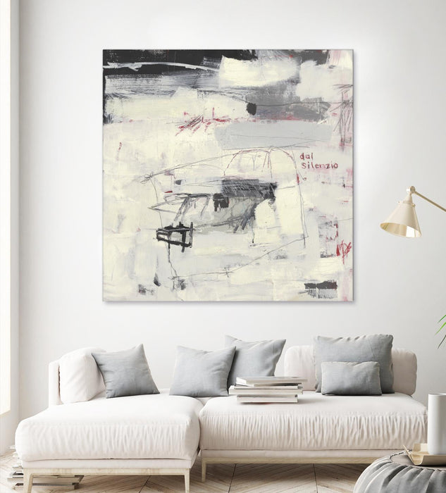 \"Structures From Silence\" Giant Art 72x72 Wall Art