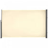 Outsunny 118\" X 71\" Retractable Side Awning Folding Privacy Screen Cream