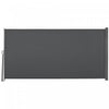 Outsunny 118\" X 63\" Retractable Side Awning Patio Outdoor Folding Privacy Screen With Resistance To 