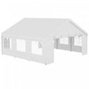 Outsunny 19.5' X 19' Party Tent, Uv Protective, With 2 Doors And 6 Windows