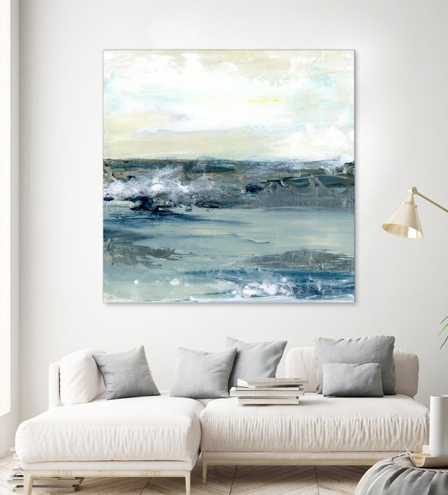 \"Coastal Blues I\" Giant Art 54x54 Wall Art