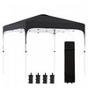 Outsunny 10' X 10' Pop Up Canopy Tent With Sand Bags, Upf 50+ Instant Sun Shelter, Tents For Parties
