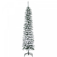 Homcom 6' Artificial Christmas Tree With Realistic Branches Green