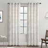 Habitat Jenny Grey Light Filtering Grommet Curtain Panel - 52 x 95