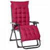 Outsunny Reclining Zero Gravity Chair With Adjustable Backrest, Wine Red