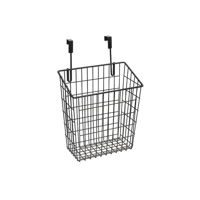 Over The Cupboard Wired Basket Organizer Black