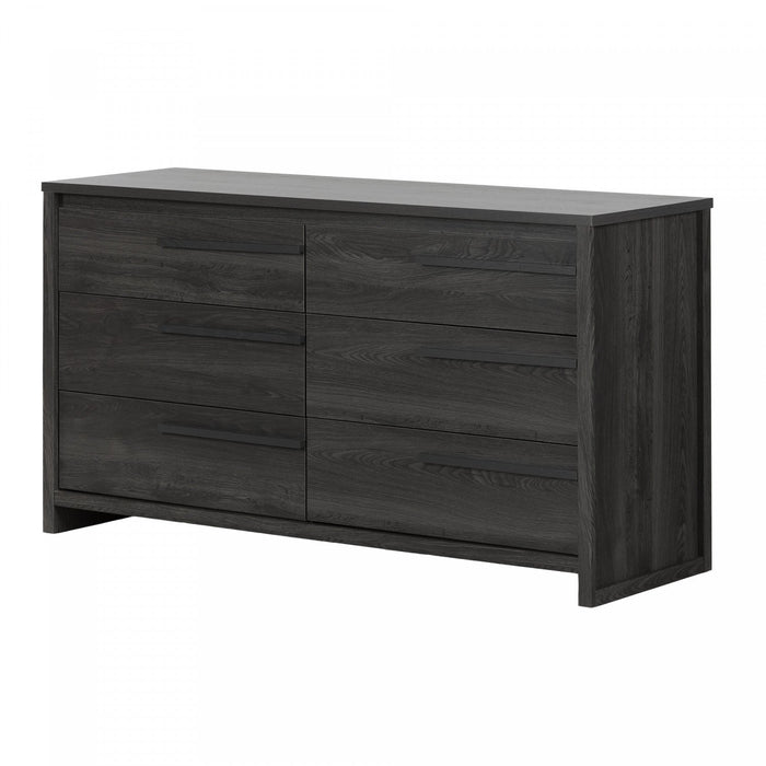 Tao 6-Drawer Dresser - Grey Oak 
