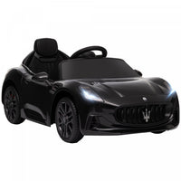 Qaba 12v Electric Car For Kids, Maserati Gran Turismo Licensed Battery Powered Ride-On Kids Car With