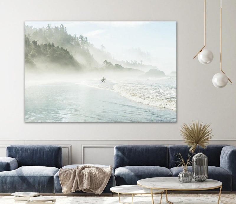 \"Suhrie - Catching The Morning Surf\" Giant Art 72x48 Wall Art