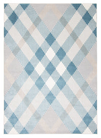 Kors Grey Machine Washable Area Rug - 6'0