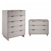 Granville Modern 2-Piece Dresser Set in Light Gray 
