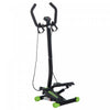 Soozier Adjustable Twist Stepper W/ Lcd Monitor And Resistance Bands, Stair Stepper Aerobic Body Wor