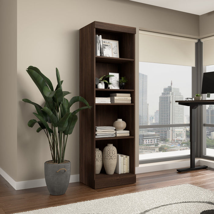 Bestar Pur 25\" Closet Organizer - Black Walnut