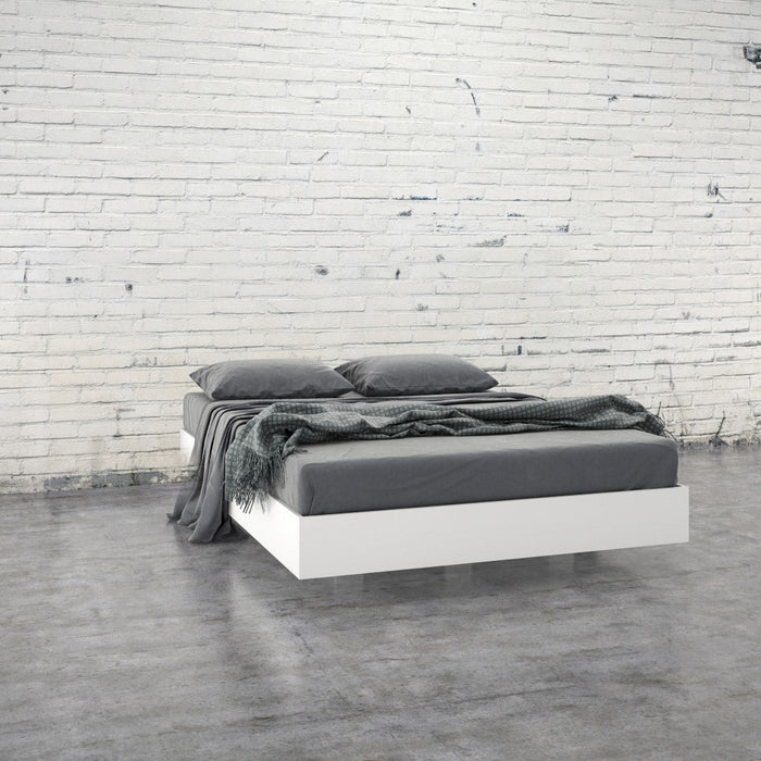 Nordika Full Platform Bed - White 