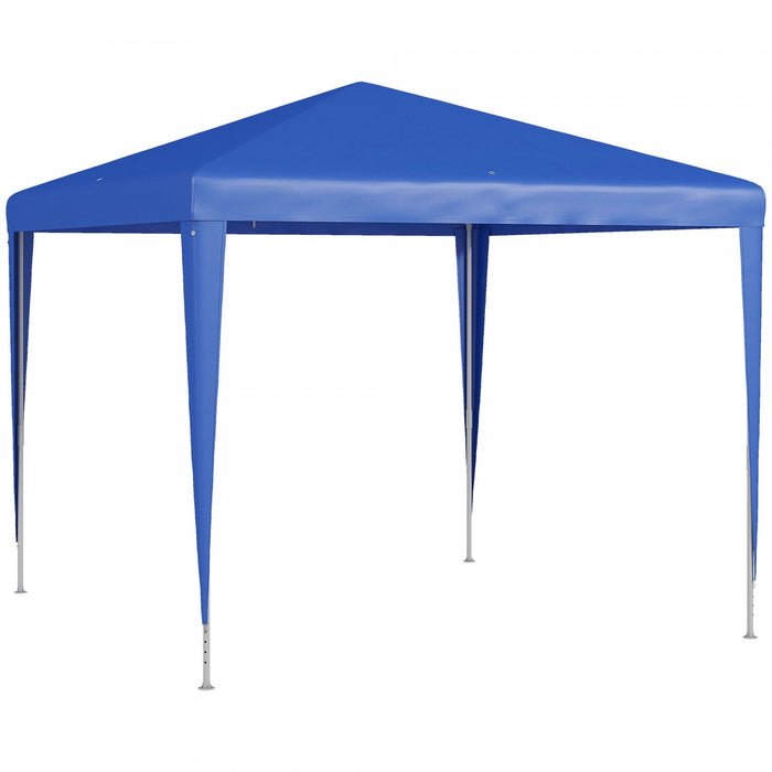 Outsunny 9' X 9' Party Tent Portable Gazebo Canopy For Weddings Parties Outdoor Sunshade With Dresse