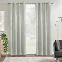 Gette White Grommet Curtain Panel - 52