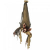 Outsunny 28" Animated Scare Prop Hanging Bat, Indoor Halloween Decorations