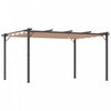 Outsunny 10' X 13' Aluminium Outdoor Pergola Gazebo Backyard Canopy Cover Square Sunshade Garden Gra