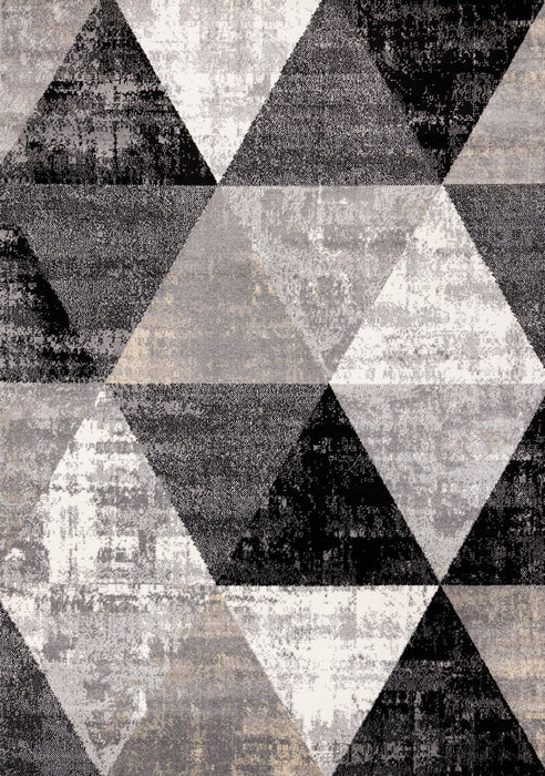 Covington Distressed Triangles Area Rug - 5'3\" x 7'7\"