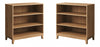 Modulr 2 Adjustable Shelves Bookcase - Natural Oak 