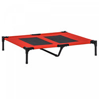 Pawhut Elevated Dog Bed, Dog Cot Bed, Cooling Raised Pet Cot Indoor Outdoor With Washable Breathable