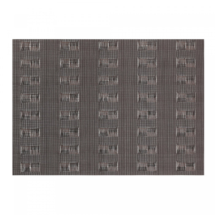 Vinyl Placemat Ellis Chocolate - Set of 12