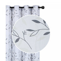 Decorative Polyester Panel Leafy Silver 84