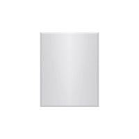 Dovetail 22 Inch Frameless Rectangular Mirror In Chrome 