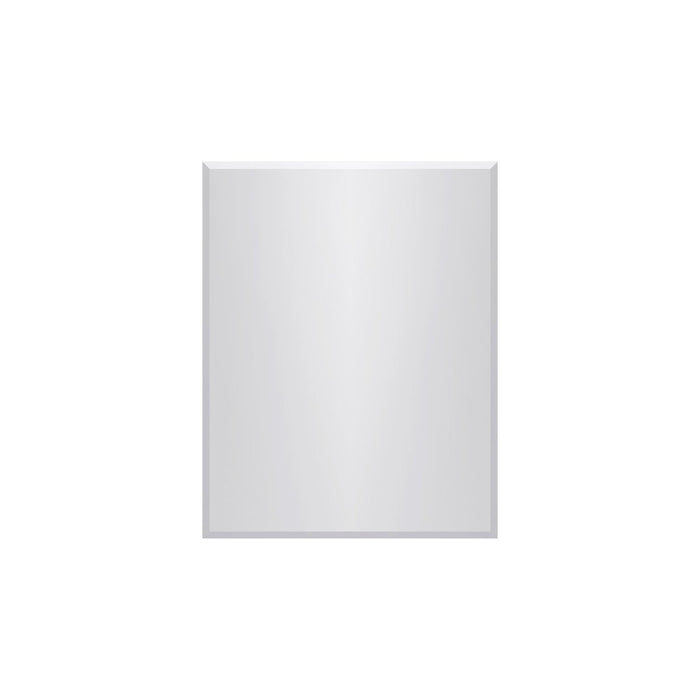 Dovetail 22 Inch Frameless Rectangular Mirror In Chrome 