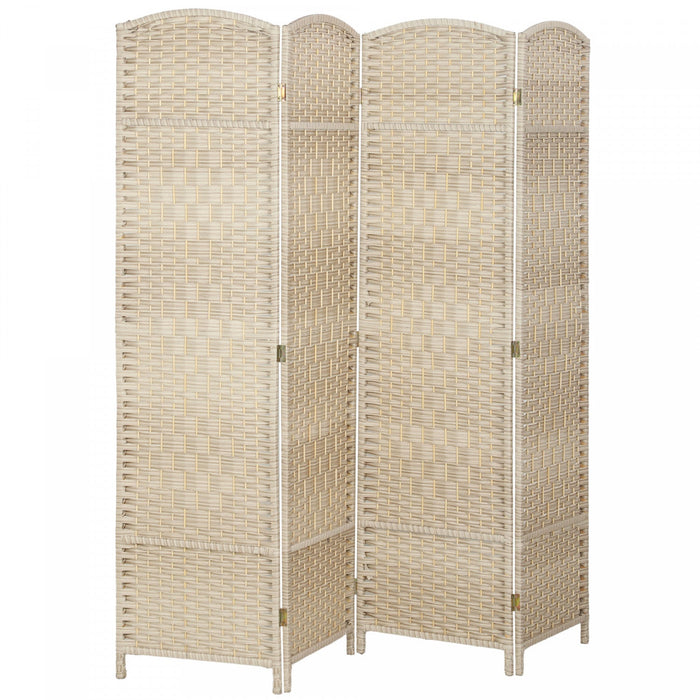 HOMCOM 6 Ft Folding Room Divider, Privacy Screen for Home Office Bedroom