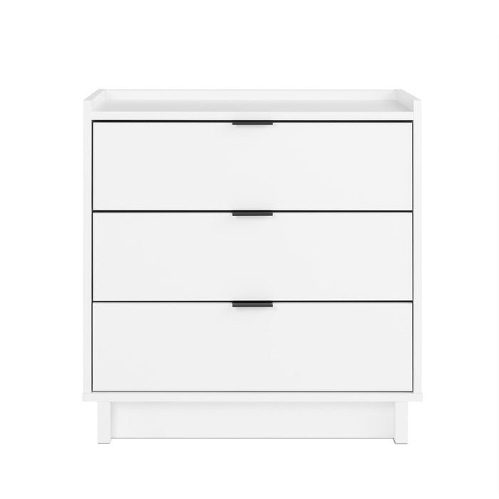 Prepac Simply Modern 26.5\" 3-Drawer Nightstand - White
