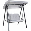 Outsunny 2 Seater Outdoor Swing Chair Porch Swing Bench With Canopy