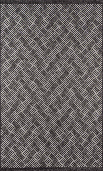 Eve Contemporary 7'10\" x 10'10\" Area Rug in Grey Indoor Area Rug 